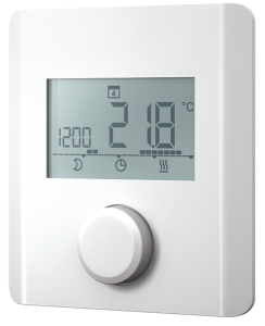 Elektronischer Raumthermostat für Heizen und Heizen/Kühlen mit Display